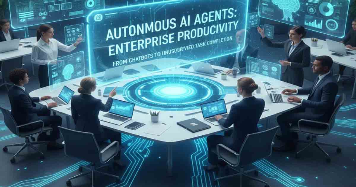 Agentes de IA autônomos redefinem produtividade empresarial