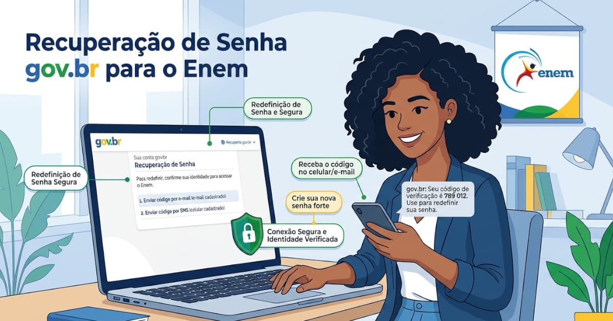 Como Recuperar a Senha do Portal Gov.br para Acessar o ENEM