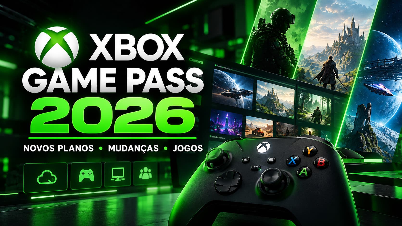 Xbox Game Pass em 2026: Mudanças nos Planos, Jogos Confirmados e o Futuro do Serviço
