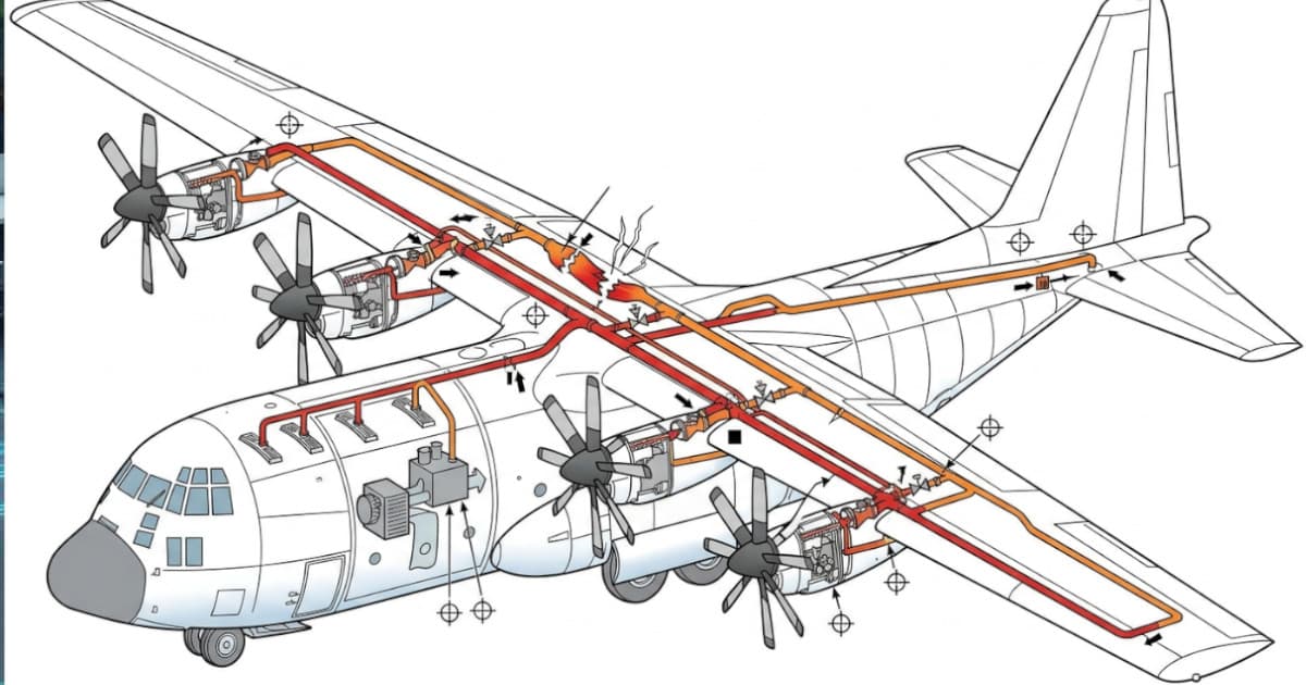 Vazamento no Sistema Bleed Air do C-130: Causas Técnicas e Como É Feita a Inspeção de Pressurização